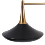 Black and Gold 3-Light Modern Chandelier