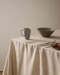 Linen Tablecloth for Rectangle Farmhouse Dining Table