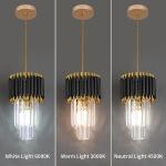 Gold Crystal Pendant Chandelier for Modern Spaces