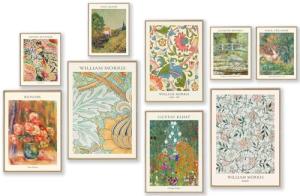 Eclectic Wall Art Prints Set of 9