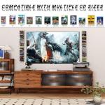 4 Pack Wall Mount Game Storage Case Holder