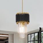 Gold Crystal Pendant Chandelier for Modern Spaces