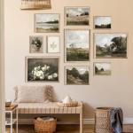 Vintage French Country Landscape Canvas Wall Art