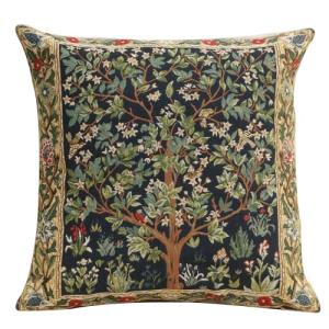 Boho Blue Tree of Life Pillow Covers 18x18