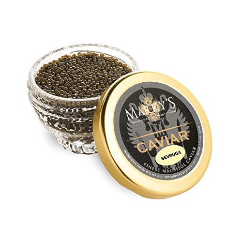 Sevruga Sturgeon Black Caviar by Marky's - 2 oz