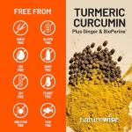 NatureWise Organic Turmeric Curcumin Vegan Capsules