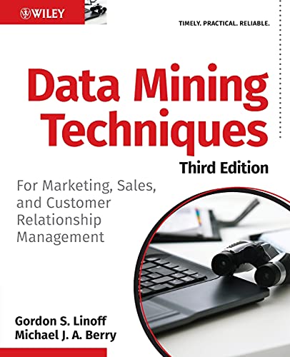 Data Mining Techniques for Marketing and Sales