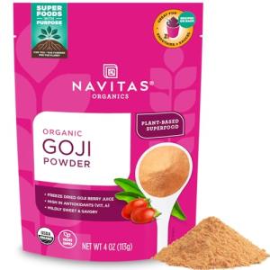 Organic Goji Powder by Navitas Naturals, 4 oz
