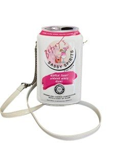 Betsey Johnson Fun Sparkling Cocktail Can Crossbody Bag