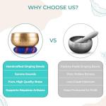 Tibetan Singing Bowl Set for Meditation and Healing