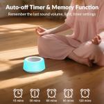 Kipcush Tibetan Singing Bowl Sound Machine with Light