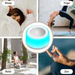 Kipcush Tibetan Singing Bowl Sound Machine with Light