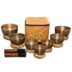 Tibetan Singing Bowl Set for Meditation & Healing
