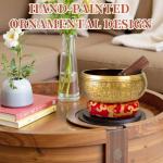 Handmade Tibetan Singing Bowl Set for Meditation