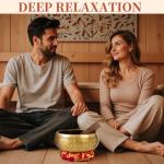 Handmade Tibetan Singing Bowl Set for Meditation