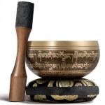 Tibetan Singing Bowl Set for Easy Meditation