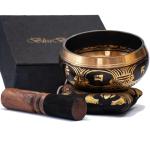 Tibetan Singing Bowl Set for Meditation and Relaxation