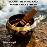 Tibetan Singing Bowl Set for Meditation and Relaxation