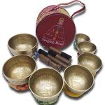 Tibetan Singing Bowls Chakra Set of Seven