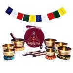 Tibetan Singing Bowls Chakra Set of Seven