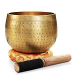 Tibetan Ring Gong Singing Bowl Set with Mallet