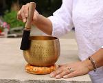 Tibetan Ring Gong Singing Bowl Set with Mallet