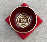 Tibetan Root Chakra Palm Size Singing Bowl Set