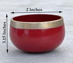 Tibetan Root Chakra Palm Size Singing Bowl Set