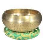 5" Gold Tibetan Singing Bowl Set for Meditation