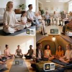 Portable Tibetan Singing Bowl Sound Machine for Healing