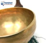 10" Hand-Hammered Tibetan Singing Bowl for Healing