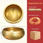 Tibetan Singing Bowl Set for Meditation and Relaxation