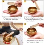Tibetan Singing Bowl Set for Meditation and Relaxation