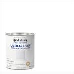 Rust-Oleum Ultra Cover Brush-On Paint, Semi-Gloss White