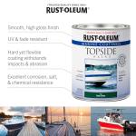 Glossy White Marine Paint for Boat Decks 1-Quart
