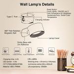 Rechargeable LED Wall Sconces with USB Port