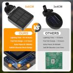 Set of 4 Outdoor Solar Garden Lanterns