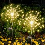 Bendable Copper Wire Solar Lights with 120 LEDs