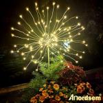 Bendable Copper Wire Solar Lights with 120 LEDs