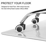 Kuyal Clear Chair Mat for Hard Floors 3'x4