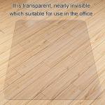 Kuyal Clear Chair Mat for Hard Floors 3'x4