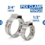 iCrimp Ratchet PEX Cinch Tool with Clamps
