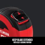 25-Ft Craftsman Tape Measure with Fraction Marks