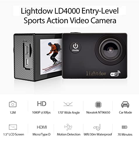 Waterproof Sports Action Camera HD DV Camcorder