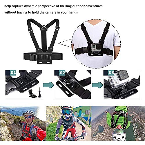 TEKCAM Chest Harness Belt for GoPro & More