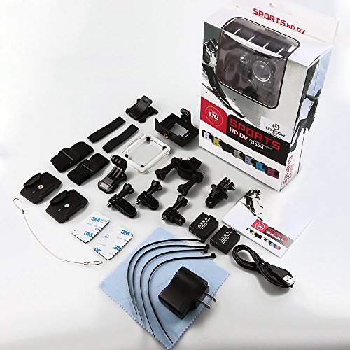 Lightdow LD4000 Sports Action Camera HD Waterproof DV Camcorder (Blue)