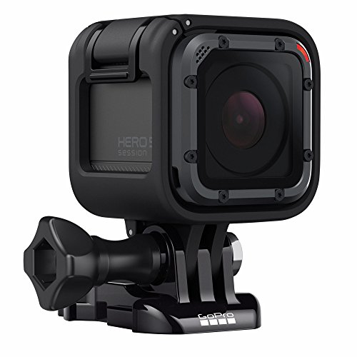 GoPro HERO5 Session Action Camera (4K Video, 10MP Photos) Bundle with 16GB MicroSD Card, Head Strap and QuickClip, and Floating Hand Grip