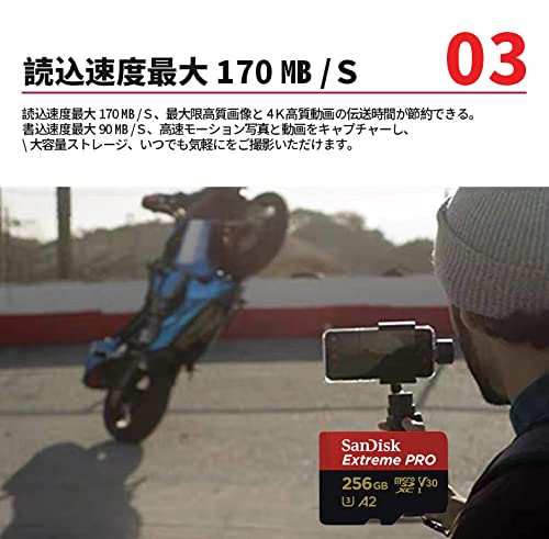 SanDisk Extreme PRO 256GB up to 95MB/s UHS-I/U3 SDXC Flash Memory Card - SDSDXPA-256G-G46