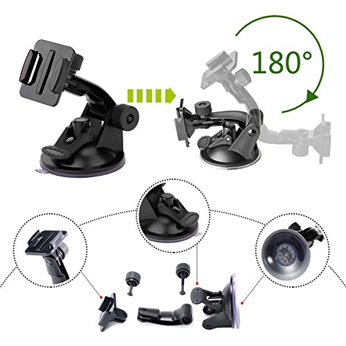 Luxebell Accessories Kit for AKASO EK5000 EK7000 V50 Pro GoPro Hero 7 6 5 4 3