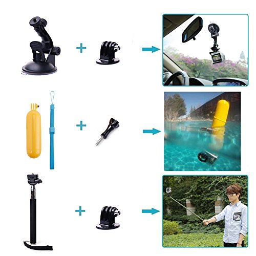 Action Camera Accessories Bundle for GoPro and Others